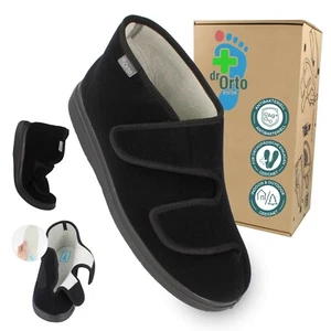 Zapatos ortopédicos hombre mujer diabéticos zapato de vendaje velcro talla 36-48 Hakkas - Imagen 1 de 5
