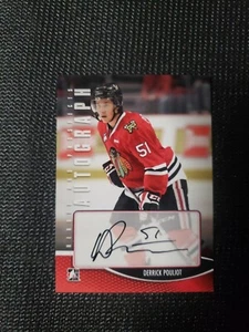 DERRICK POULIOT 12/13 ITG H&P Rookie Autograph Auto RC A-DP Pittsburgh Penguins - Picture 1 of 2