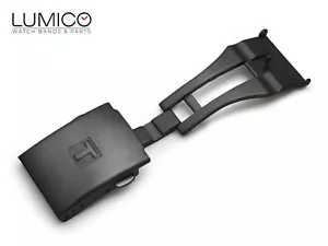For TISSOT Watch T-TOUCH SOLAR Rubber Strap Band Clasp Buckle 16mm 20mm Black - Picture 1 of 3