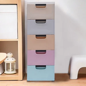 Clothes Storage Tower Vertical Plastic Drawers Dresser Closet Drawers - Picture 1 of 12