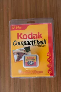 Unopened in poackaging Kodak 64MB CF Compact Flash Camera Memory Card - Picture 1 of 2