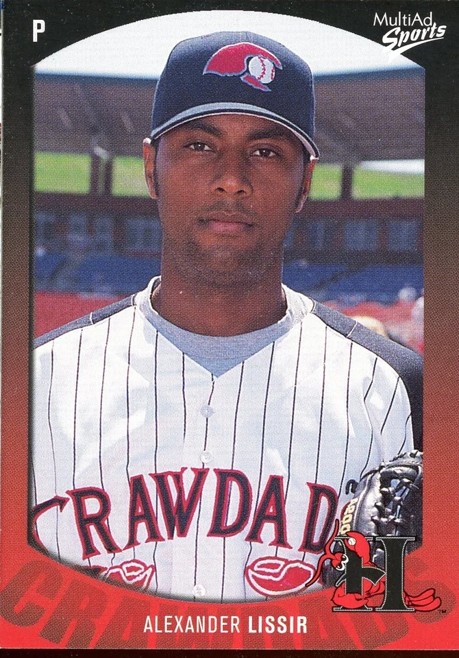 2003 MultiAd Hickory Crawdads ALEXANDER LISSIR RC PIRATES VENEZUELA - Image 1 of 1