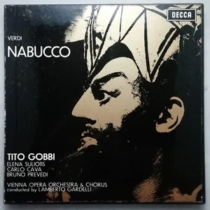 Decca 3 LP Box SET 298-300 WB ED1: Grün - Nabucco / Buckel / Suliotis usw. - Bild 1 von 3