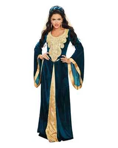 Adult's Womens Medieval Maiden Renaissance Princess Costume - Picture 1 of 3