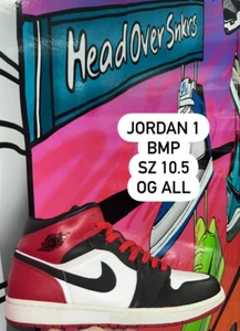 NIKE AIR JORDAN 1 OLD LOVE NEW LOVE TAGLIA 10.5 316132-991 RETRO OG VINTAGE AUTENTICA - Foto 1 di 8