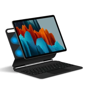 Magic Magnetic Keyboard Case for Samsung Galaxy Tab S9 FE S9 S8 S7 Plus 11 12.4" - Picture 1 of 10