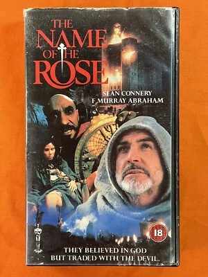 The Name Of The Rose VHS PAL Video Sean Connery 4Front Video - Image 1 of 3