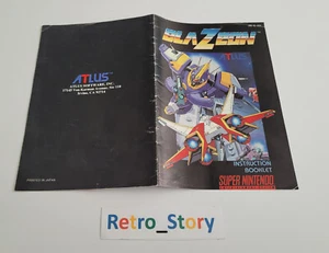 Super Nintendo SNES - Blazeon - Notice - Instruction Manual - USA - Picture 1 of 1