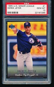 1995 Upper Deck Minor League DEREK JETER #1 PSA 10
