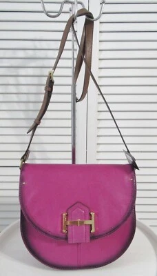 NUEVO CON ETIQUETAS BANDOLERA TIGNANELLO VINTAGE CUERO LOREDO SILLÍN, SANGRIA Foto 1 de 4