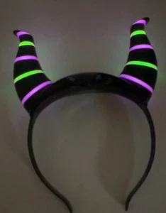 Disney Ears Maleficent Sleeping Beauty Light Up Horns - Picture 1 of 10