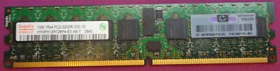 1GB Hynix Micron Elpida DDR2400 PC2-3200R ECC RAM HYMP512R72BP4-E3 HP 345113-851 - Image 1 of 2