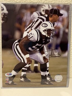 Jonathan Vilma Signed New York Jets 8x10 Photo PSA/DNA Foto 1 de 4