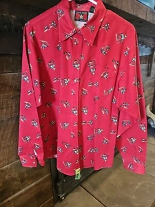 Five Star by Roper Women's All Over Print Cowboy Button Down Shirt - Extra Large - Picture 1 of 8