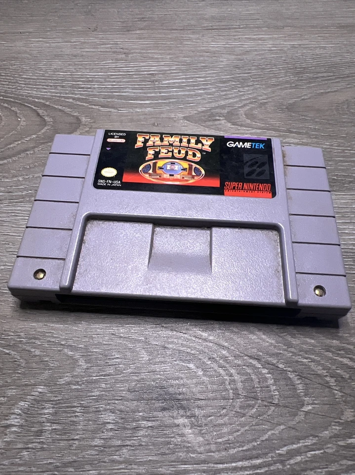 FAMILY FEUD - Super Nintendo (Authentic) SNES - Image 1 of 2