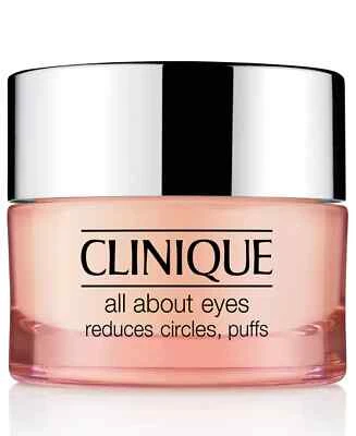 Crema de ojos Clinique All About Eyes reduce círculos, inhalaciones 0,5 oz/15 ml nueva sin caja Foto 1 de 3