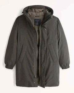 Nueva Parka Abercrombie Air Cloud Peso Pesado Relajada Elementos Extremos Oliva XXL - Imagen 1 de 4