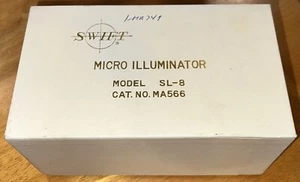 SWIFT MICRO ILLUMINATOR SL-8 Cat No MA566 Base Weighted Base/Lamp *VERY NICE!* - Picture 1 of 4