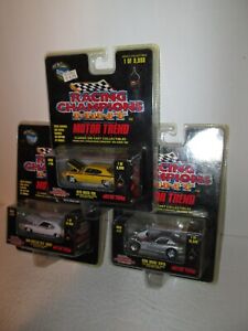 3 Racing Champions Mint Motor Trend Series Die Cast Cars, New