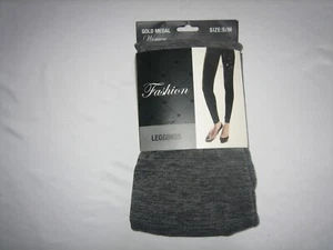 womens gold medal leggings gray S/M NWT - Picture 1 of 2