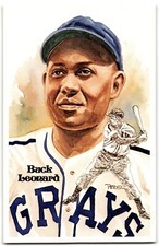 1981 Perez-Steele Hall of Fame Series 5 Buck Leonard /10000 Homestead Grays #132