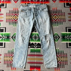Diesel Belther Jeans Men’s Size 34x30 Blue Denim Regular Slim Tapered Fit B8 - Picture 1 of 14