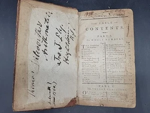 The Schoolmaster's Assistant Arithmetic by Thomas Dilworth 18c - Picture 1 of 6