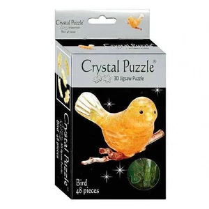3D Crystal Puzzle - Yellow Bird - Picture 1 of 1