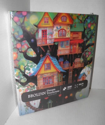 BBoldin Dream Treehouse Jigsaw Puzzle 1000 Piece 50 x 70 CM New, Sealed - Image 1 of 4