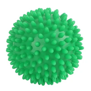 GREEN 7.5cm PVC Spiky Hard Massage Ball Trigger Point Sport Hand Foot Pain SD. - Picture 1 of 5