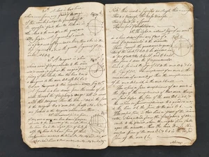 antique SCIENTIFIC MATH CYPHER stratham nh PHINEAS MERRILL? surveyor map maker - Picture 1 of 24