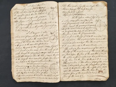 antique SCIENTIFIC MATH CYPHER stratham nh PHINEAS MERRILL? surveyor map maker - Image 1 of 4