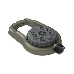 Expert Gardener 8-Pattern, Adjustable Area Sprinkler with Weighted Metal Base - Picture 1 of 4