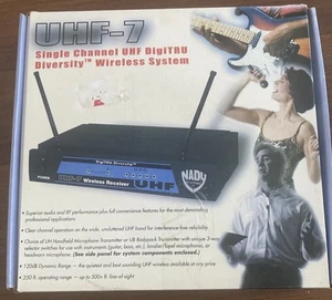 Nady Systems UHF-7 Single Channel Digit Diversity Wireless System New No Mic - Picture 1 of 6