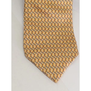 Ike Behar Herren Krawatte hellgold 100 % Seide Krawatte 3 3/4" - Bild 1 von 6