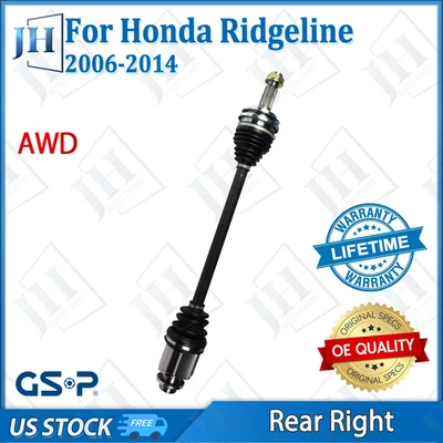 Eje CV trasero derecho pasajero OE para Honda Ridgeline V6 2006-2014 3,5 L AWD Foto 1 de 4