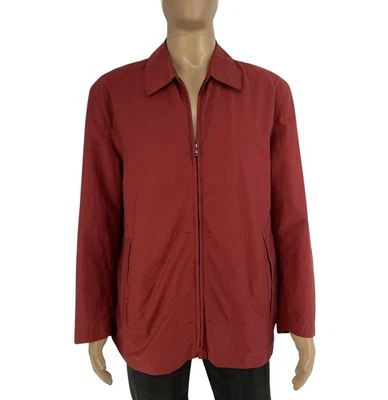 HUGO BOSS Chaqueta Abrigo Para Hombre Rojo Oscuro Talla EU 54 UK/US 44 - Imagen 1 de 4