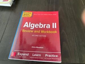 algebra ll review and workbook second edition  - Picture 1 of 3