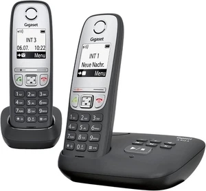 Gigaset A415A DUO, 2 Telefoni Cordless DECT con Segreteria Telefonica, Vivavoce - Foto 1 di 2