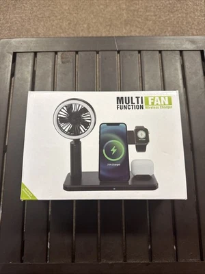 3-in-1 Wireless Charger - Charging station for Apple iPhones 14 13 12 iWatch New - Image 1 of 3