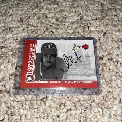 2009-10 In The Game Boris Mikhailov 1972 The Year In Hockey Auto A-BMI Foto 1 de 2