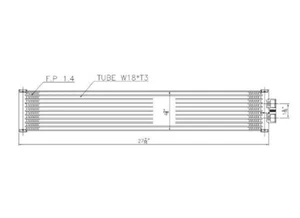 Enfriador de aceite de transmisión externo para 14-19 Ram Promaster 3,6 L 68188998AA - Imagen 1 de 1