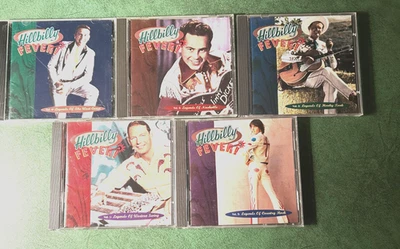 HILLBILLY FEVER-5 CDs=VOL.1-5= EC!!=RHINO 1995=FREE SHIPPING- - Image 1 of 4