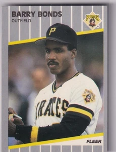1989 Fleer Glossy Barry Bonds #202 * Piraten * gerade geöffnet - Bild 1 von 2