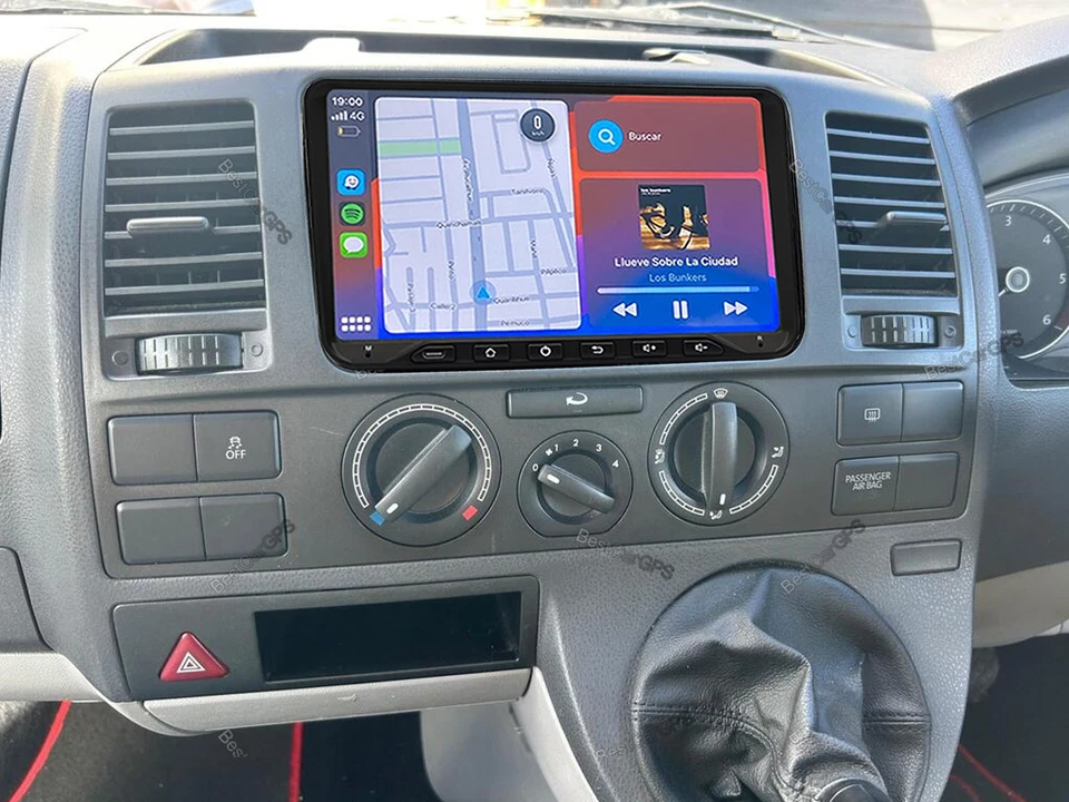 64G Android Auto CarPlay Stereo GPS Sat Nav 9" For VW T5 Transporter 2010-2015 - Image 1 of 4