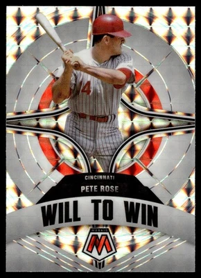 Mosaico Panini Will to Win 2022 mosaico verde #WW-6 Pete Rose Foto 1 de 2