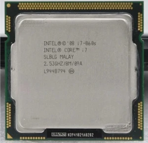 1st Gen Intel Core i7 860S LGA1156 CPU Processor 2.53 GHz Quad-Core 8M SLBLG - Picture 1 of 2