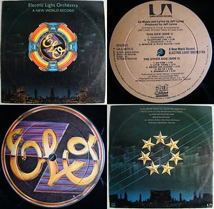 ELO A NEW WORLD RECORD INCL INNER SLEEVE!! UNIQ CVR!! MEGARARE CHILEAN PRESS!! - Picture 1 of 12