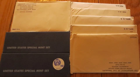 1965 1966 1967 1968 1969 1970 1971 1972 Special Mint Sets & Mint Sets U.S. Mint Cover