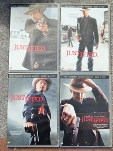 JUSTIFIED The TV Series Seasons 1-2 (DVD ,4-Disc)  2010S - Picture 1 of 2